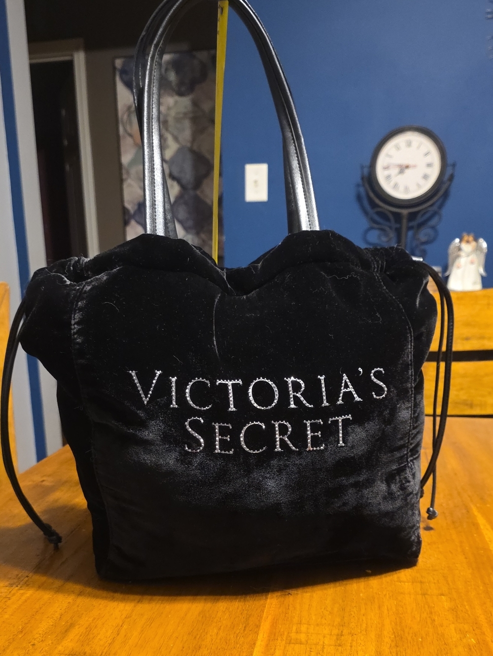 Victoria's Secret Luxe Velvet Tote Bag